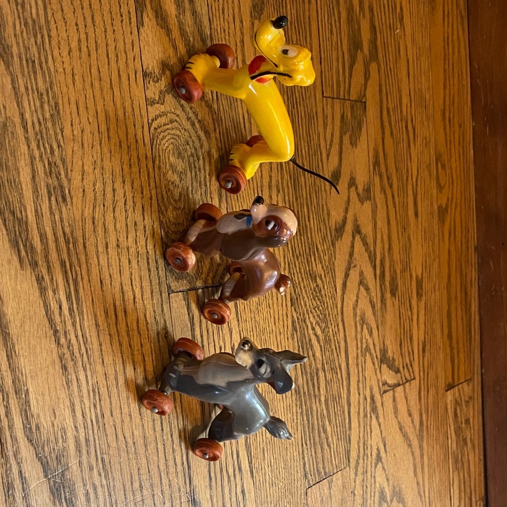 Vintage DISNEY Animal Pull Toys Set - Picture 11 of 16